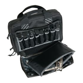 G.P.S. Tactical Quad Plus 2 Pistol Case Black GPS-1311PCB